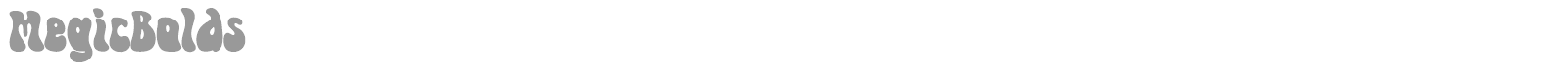 Megic Bolds font preview